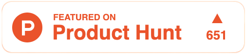 Featured on Product Hunt